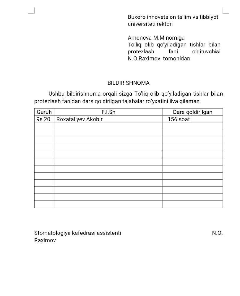 Bildirishnoma 