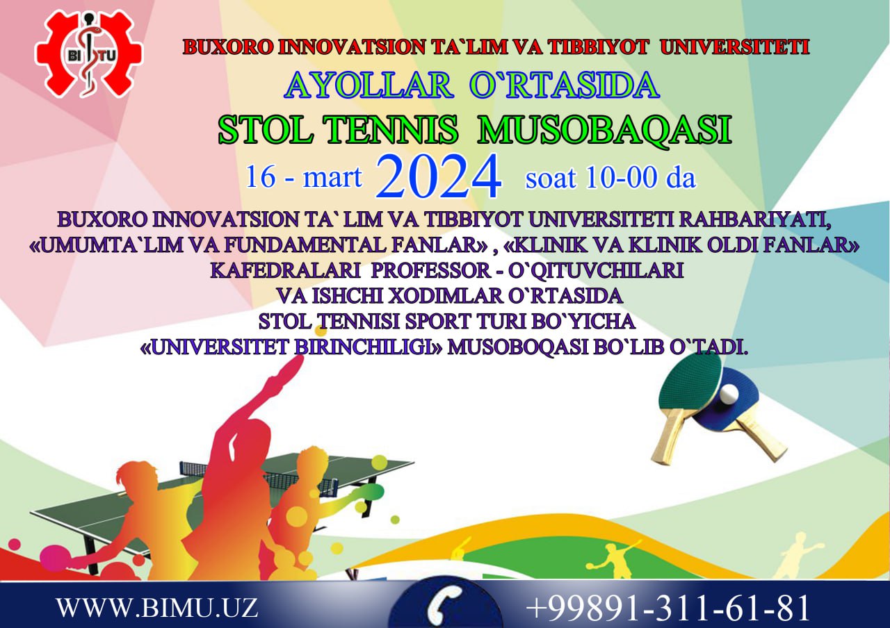 STOL TENNISI MUSOBAQASI