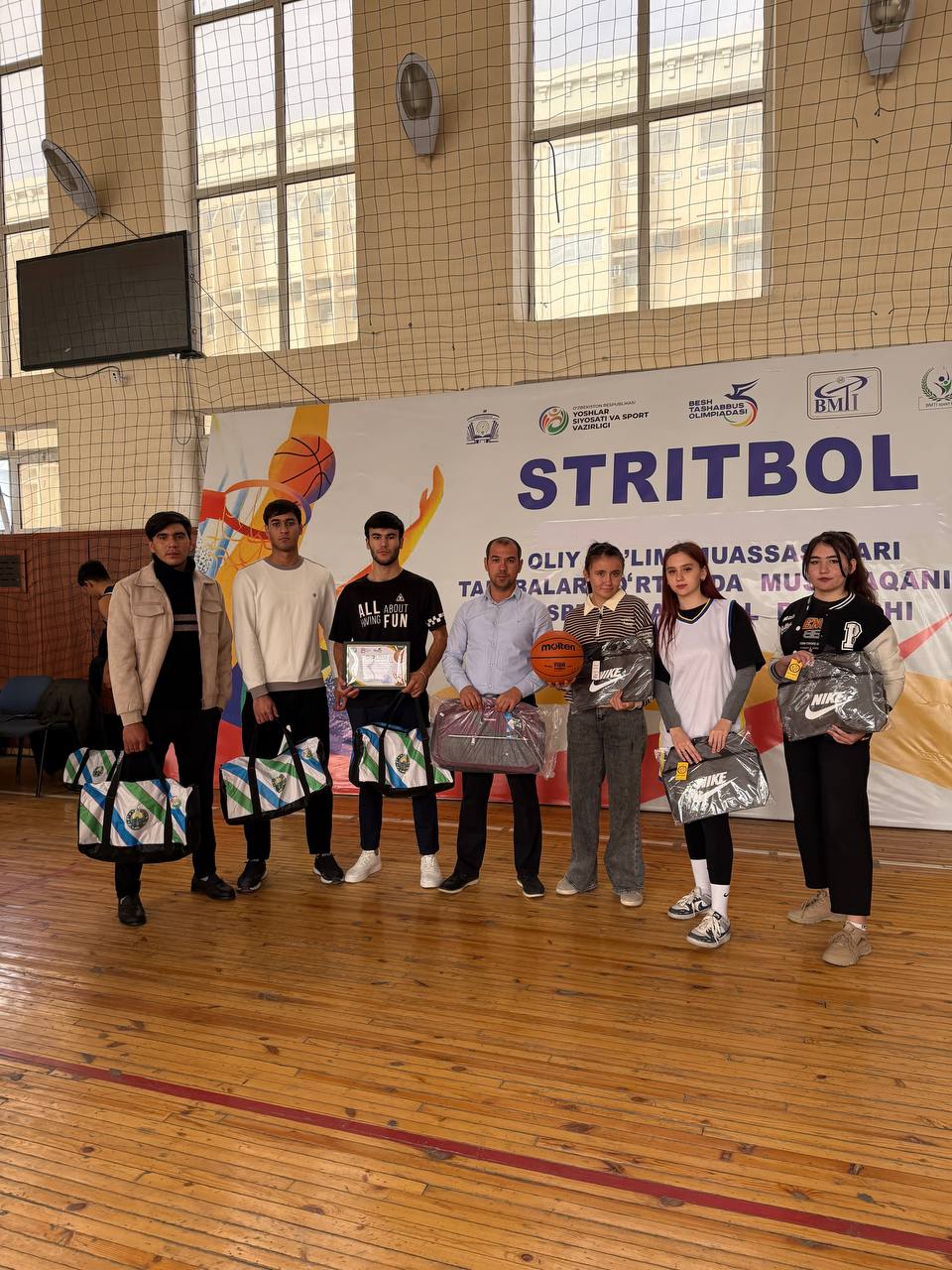 "Besh tashabbus olimpiadasi" doirasida sportning STRITBOL turi bo'yicha Viloyat bosqichi