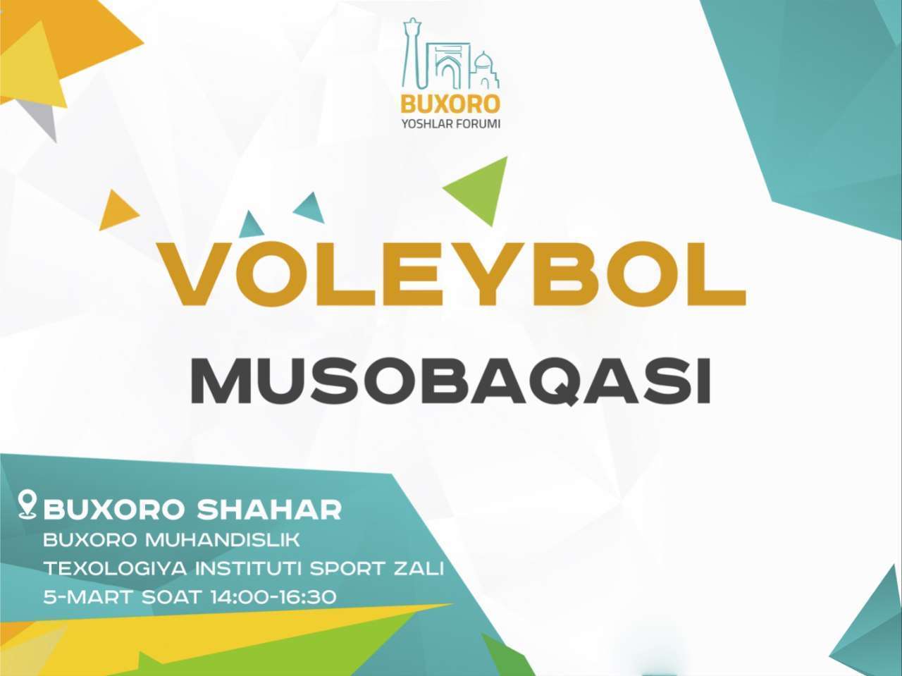 "VOLEYBOL" musobaqasi (qizlar)